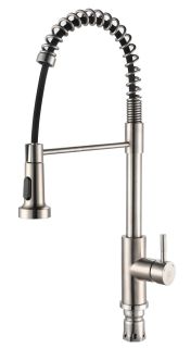 Смеситель для кухни РМС SUS124-016F-2 нержавеющая сталь